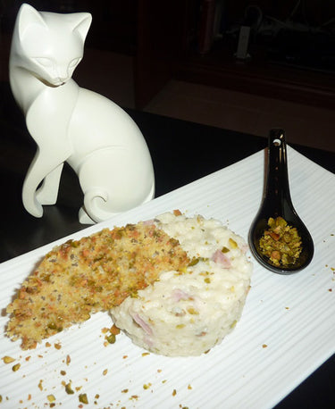 foto ricetta Riso pistacchi e speck 