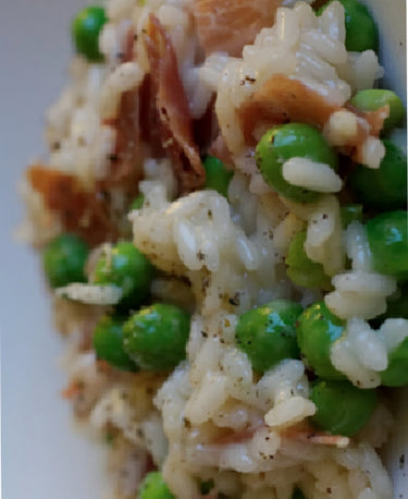 foto ricetta Riso con piselli e prosciutto di Parma 