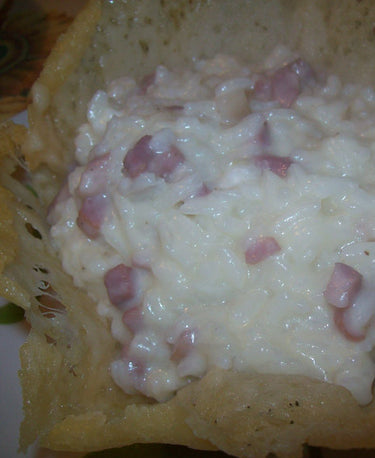 foto ricetta Riso con pancetta e philadelphia 
