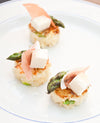 foto ricetta Torta di riso al crudo, zola e asparagi 