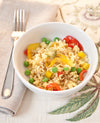 foto ricetta Insalata di riso colorata con lo zafferano 