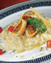 foto ricetta Riso Carnaroli al curcuma e seppie farcite 