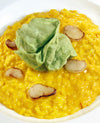 foto ricetta Risotto allo zafferano con midollo e nuvola di albume 