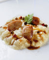 foto ricetta Risotto al pepe con ragù di animella di vitello 