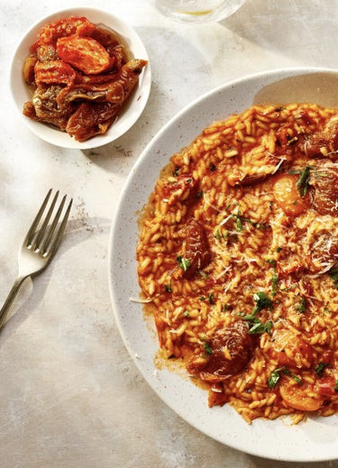 SUNDRIED TOMATO & BASIL RISOTTO 