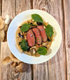 VENISON AND WILD MUSHROOM RISOTTO 