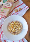 foto ricetta Insalata di cereali e quinoa con pere caramellate, noci e scaglie di Grana 