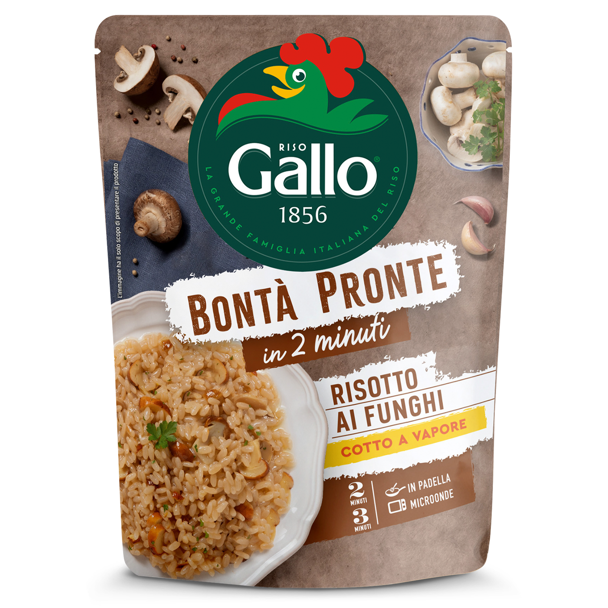 Bontà Pronte RISOTTO AI FUNGHI in 2 minuti 