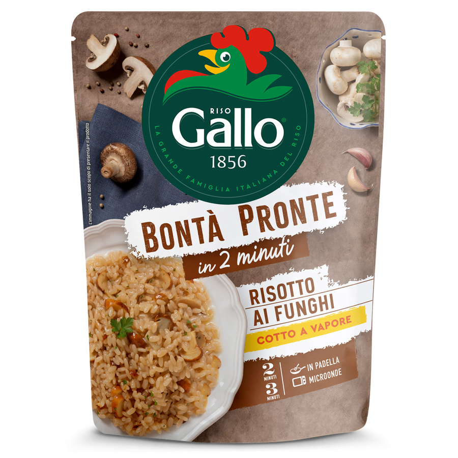 Bontà Pronte RISOTTO AI FUNGHI in 2 minuti  Video1