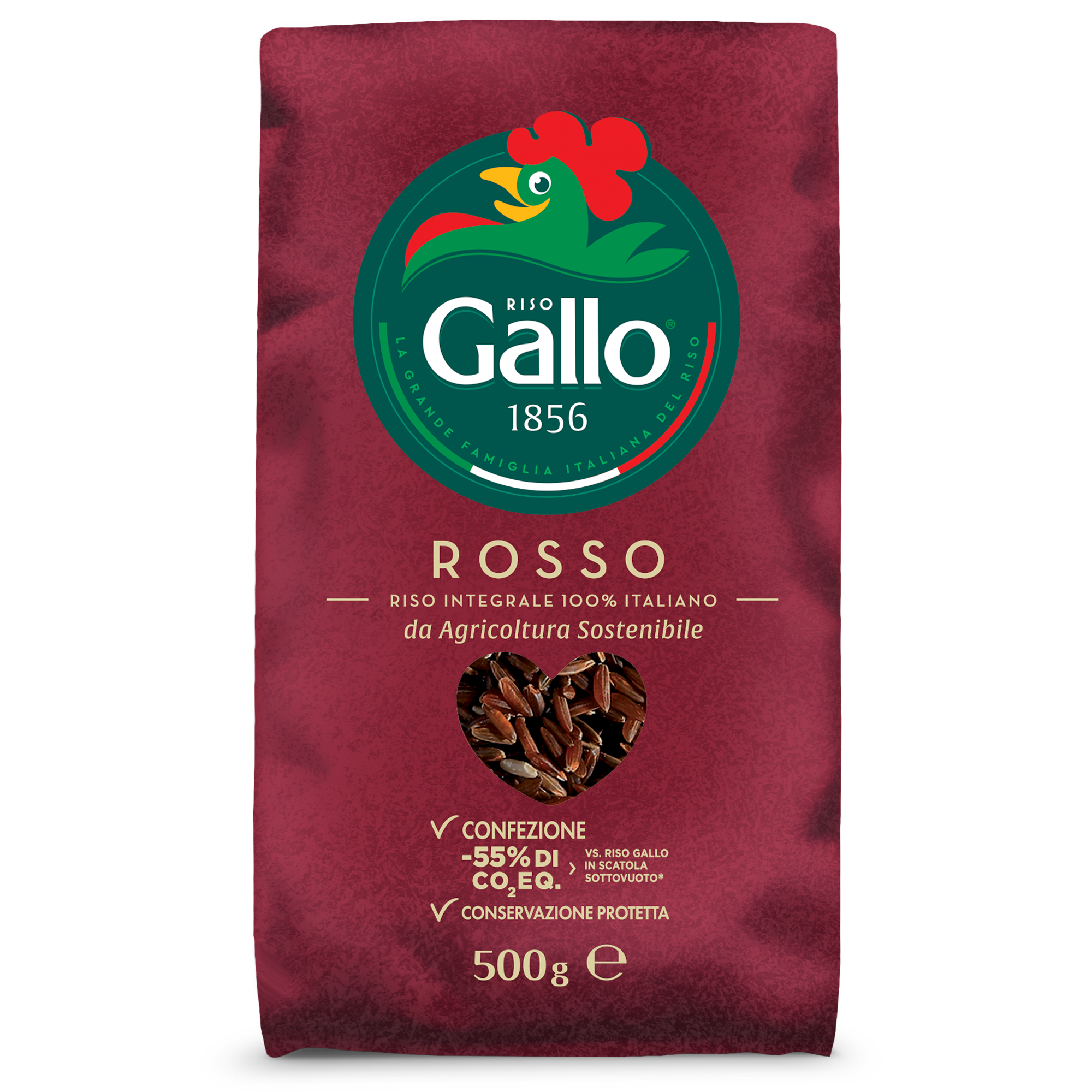 RISO ROSSO integrale DA AGRICOLTURA SOSTENIBILE 