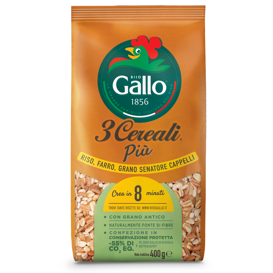 3 CEREALI PIÙ: RISO, FARRO E GRANO SENATORE CAPPELLI  Video1