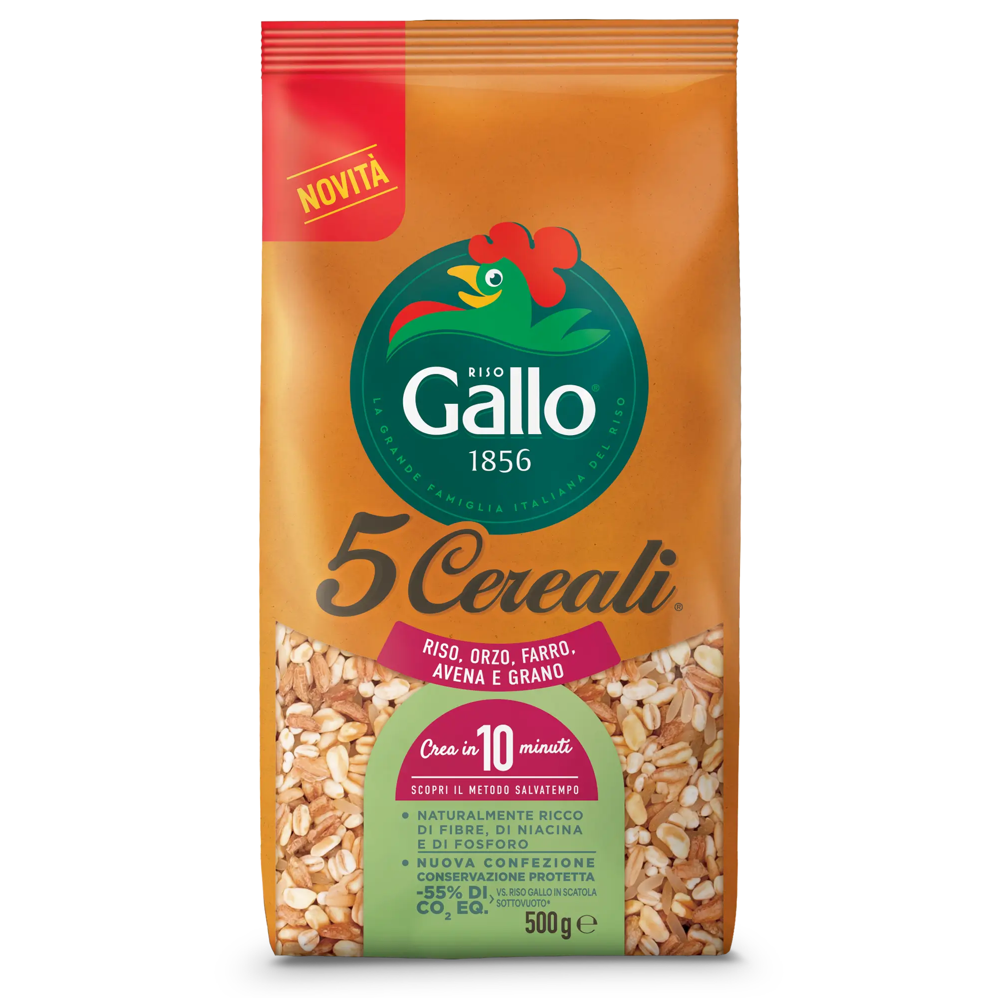 5 CEREALI CON RISO, FARRO, ORZO, AVENA E GRANO 