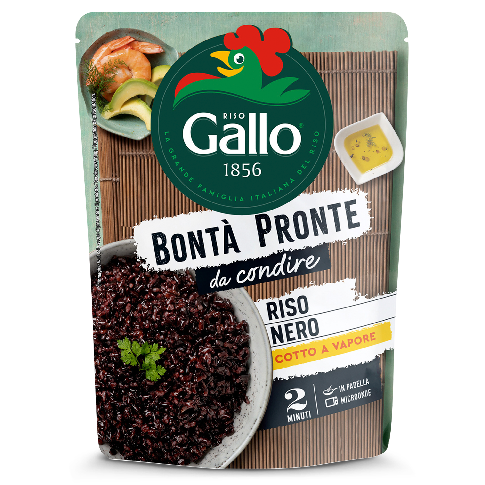 bontà pronte riso nero in 2 minuti riso gallo 