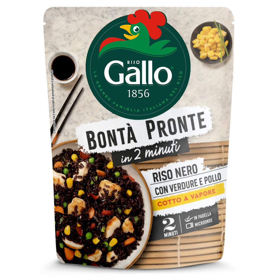 riso nero verdure pollo bontà pronte riso gallo  Video1