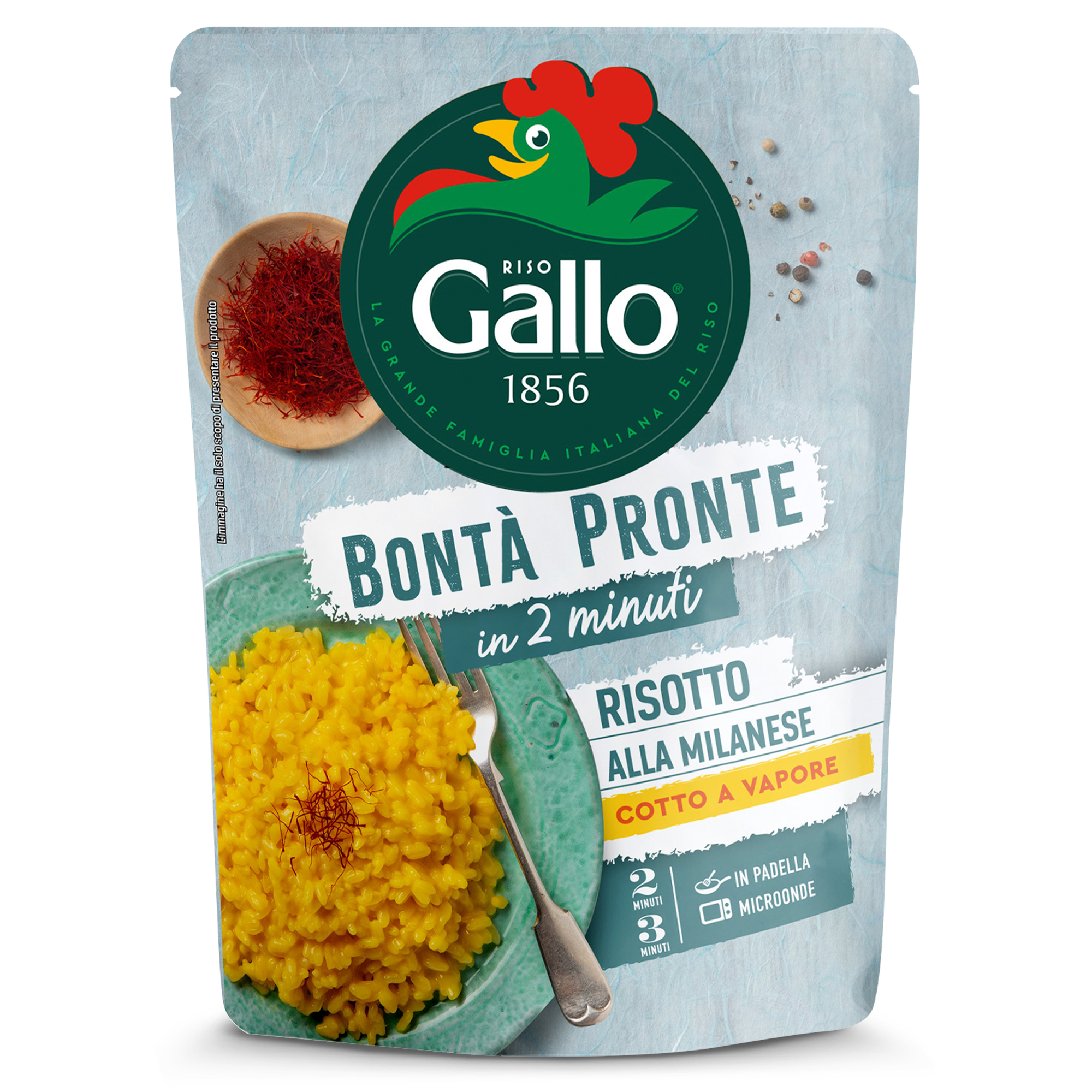 risotto alla milanese bontà pronte riso gallo 