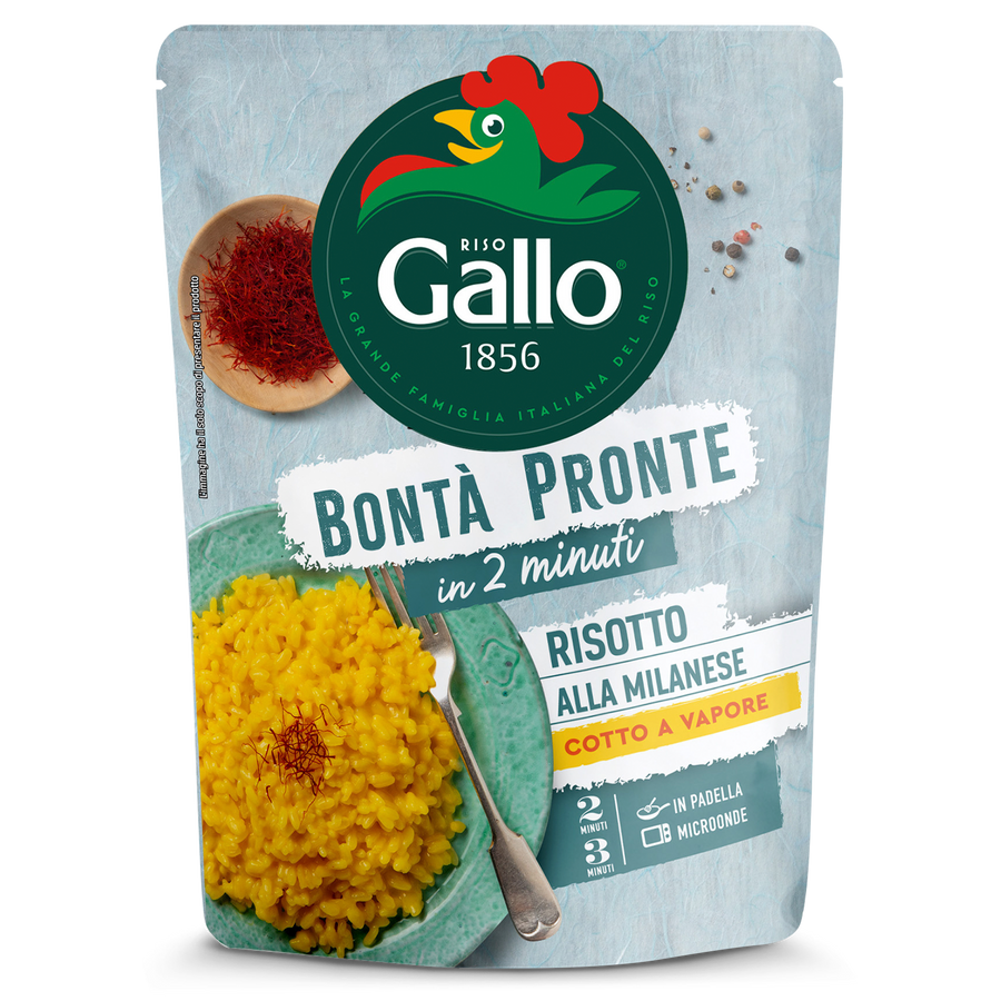 risotto alla milanese bontà pronte riso gallo  Video1