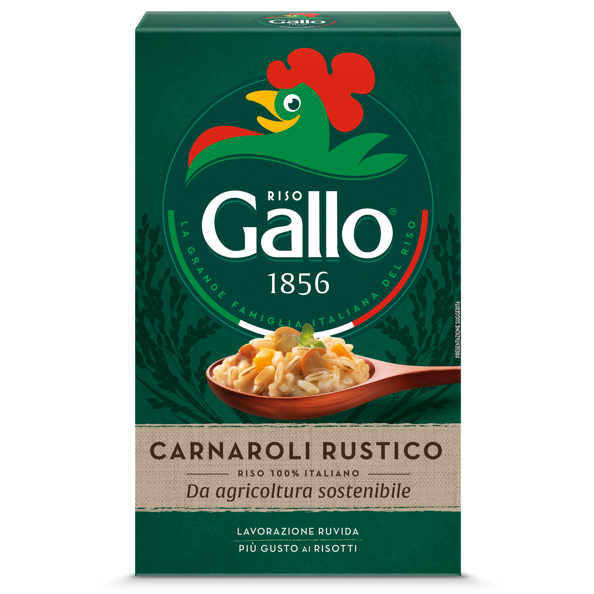 riso carnaroli rustico da agricoltura sostenibile riso gallo 