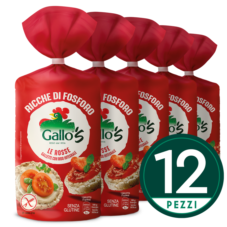 gallette rosse con riso integrale riso gallo  Video1