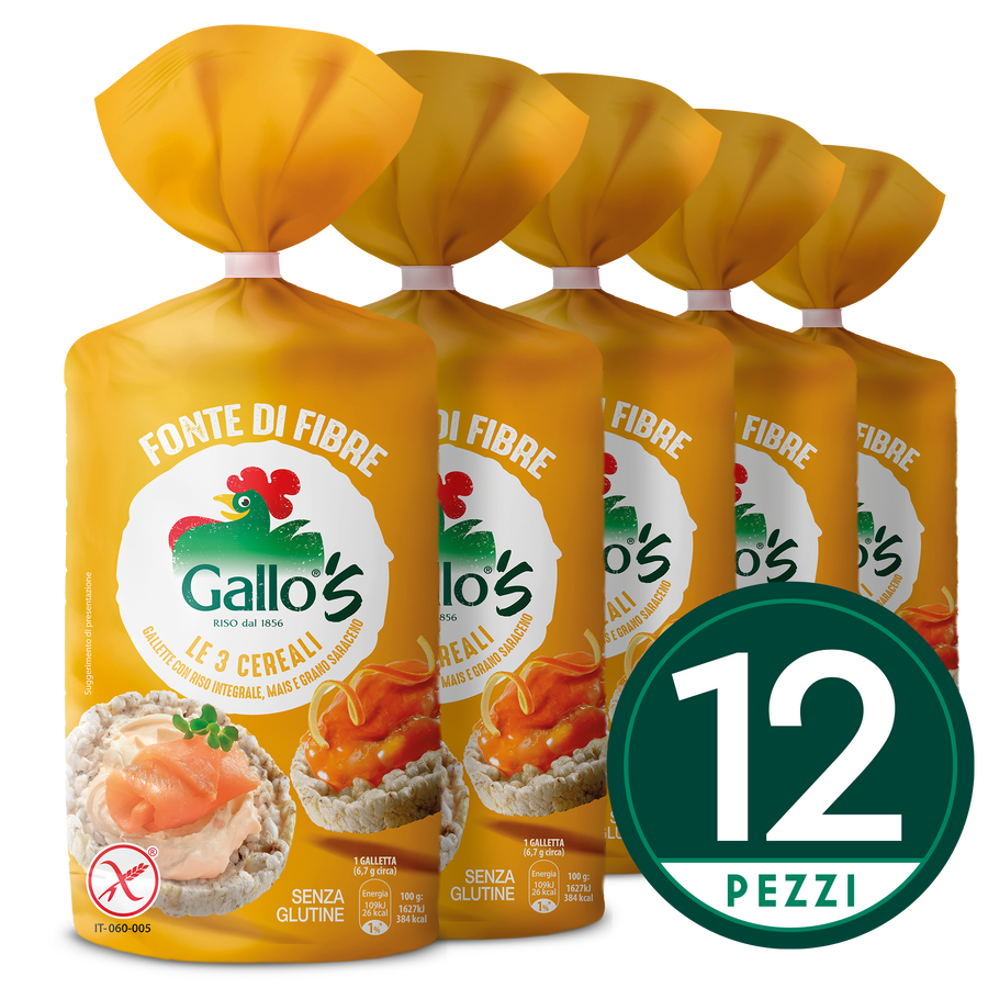 gallette 3 cereali riso gallo  Video1