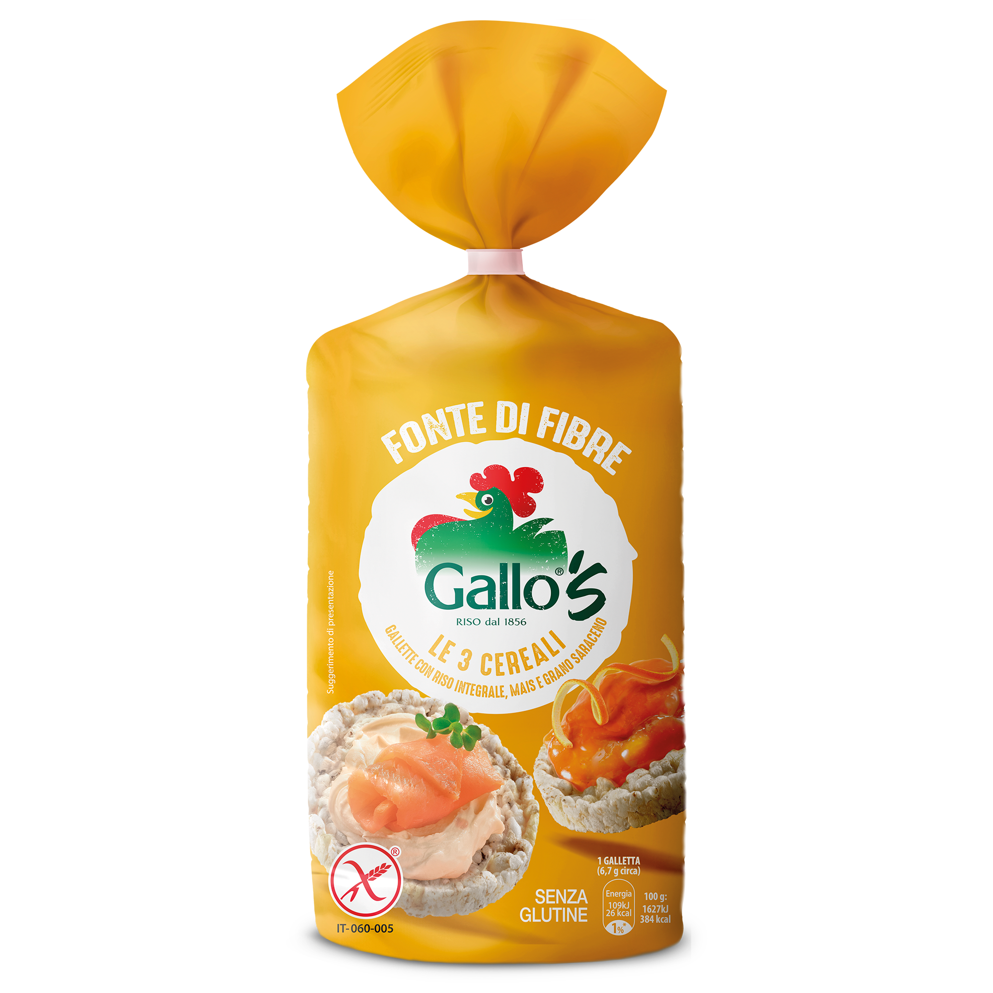 gallette 3 cereali riso gallo 