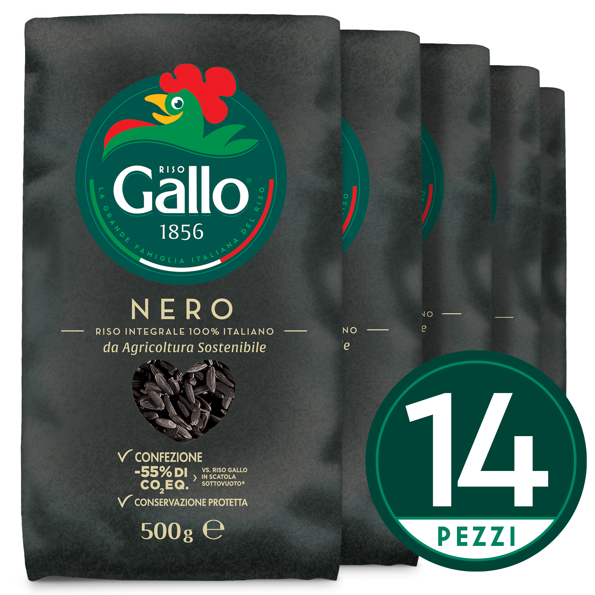 riso nero integrale da agricoltura sostenibile riso gallo 