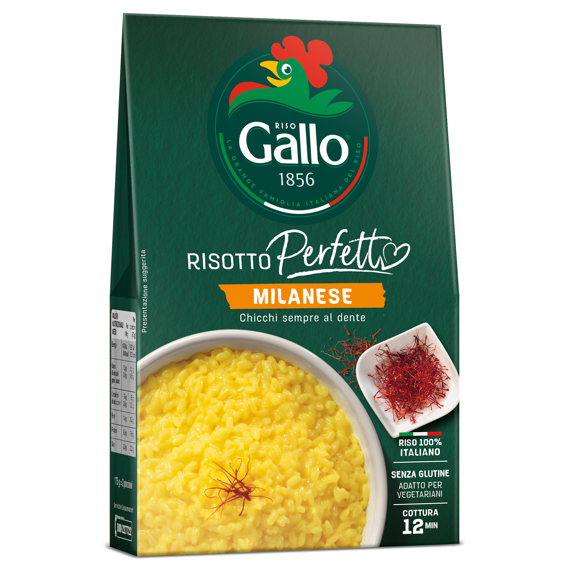 risotto perfetto milanese riso gallo 